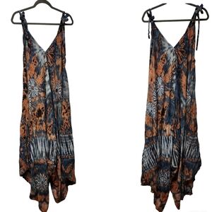 Boutique handmade tiedye harem pants jumpsuit
